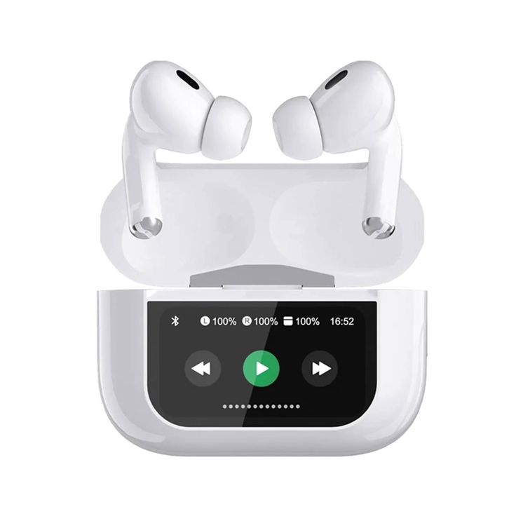 Bluetooth wireless earpod with display