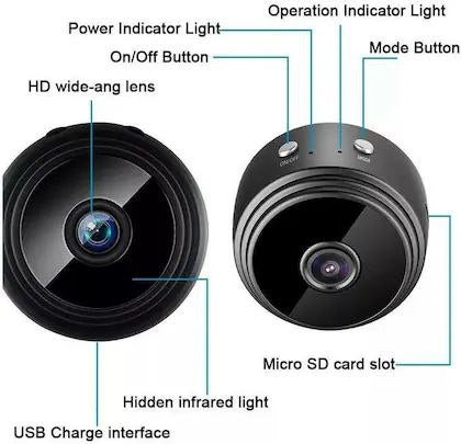 Smart Eye, Mini Wireless WiFi Security Camera
