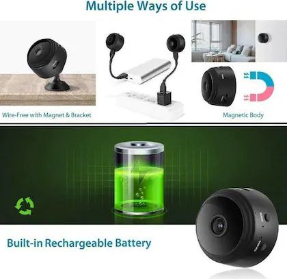 Smart Eye, Mini Wireless WiFi Security Camera