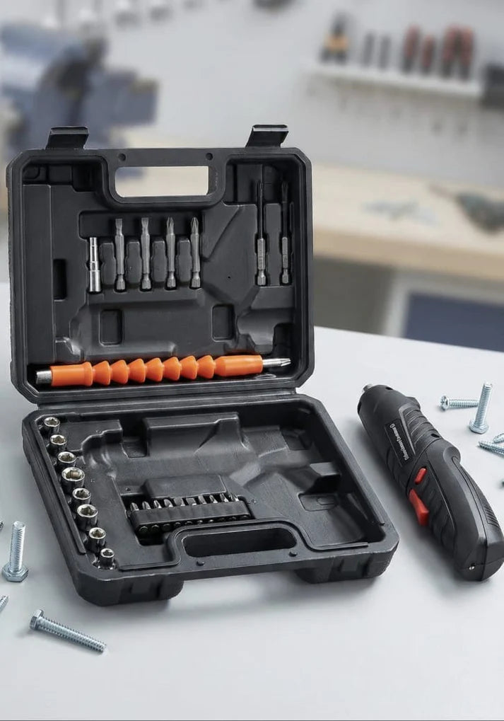 Rechargeable Cordless Screwdriver Kit (47 Pcs)