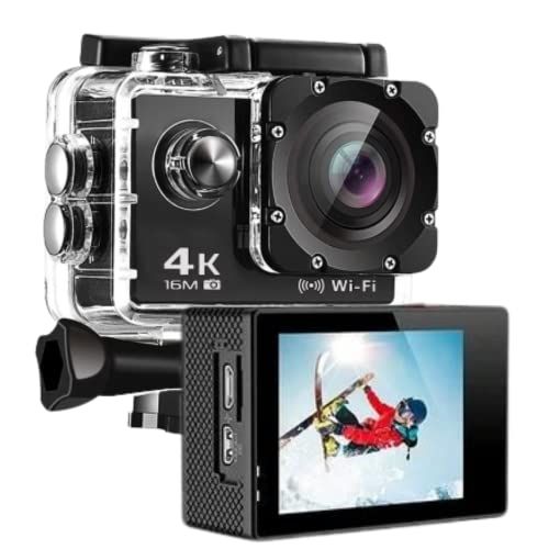 4K Sports Action Camera with Optical 16MP High Resolution with Wi-Fi
