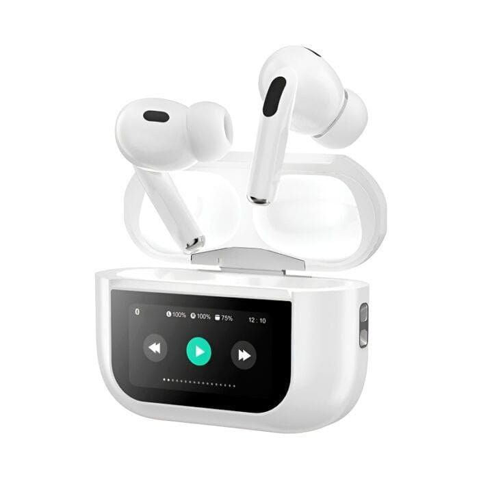 Bluetooth wireless earpod with display