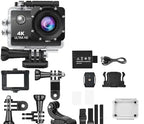 4K Sports Action Camera with Optical 16MP High Resolution with Wi-Fi