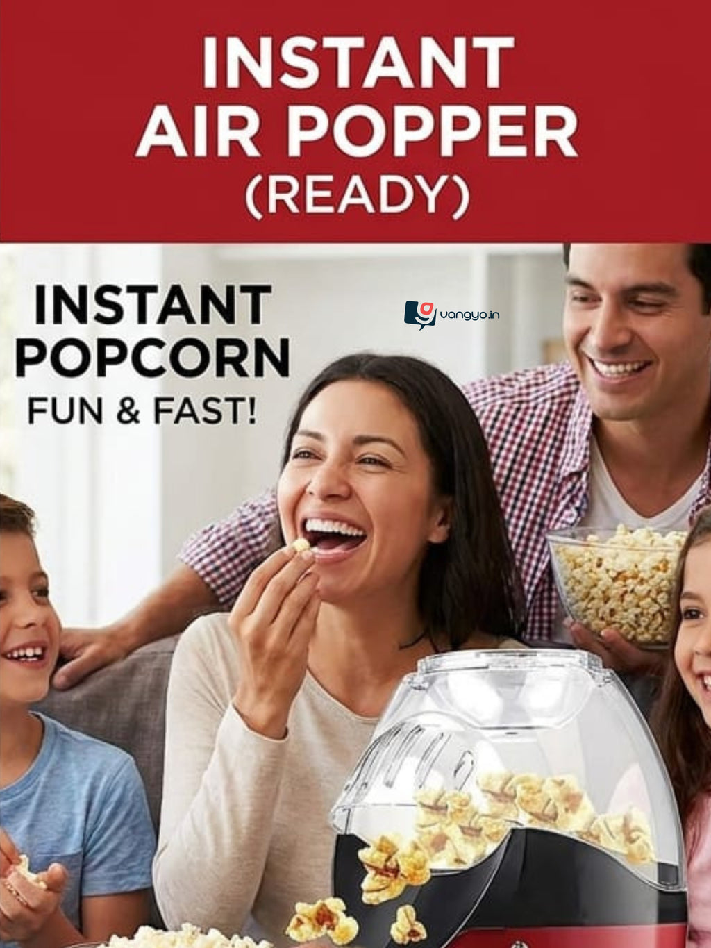 Hot Air Popcorn Maker