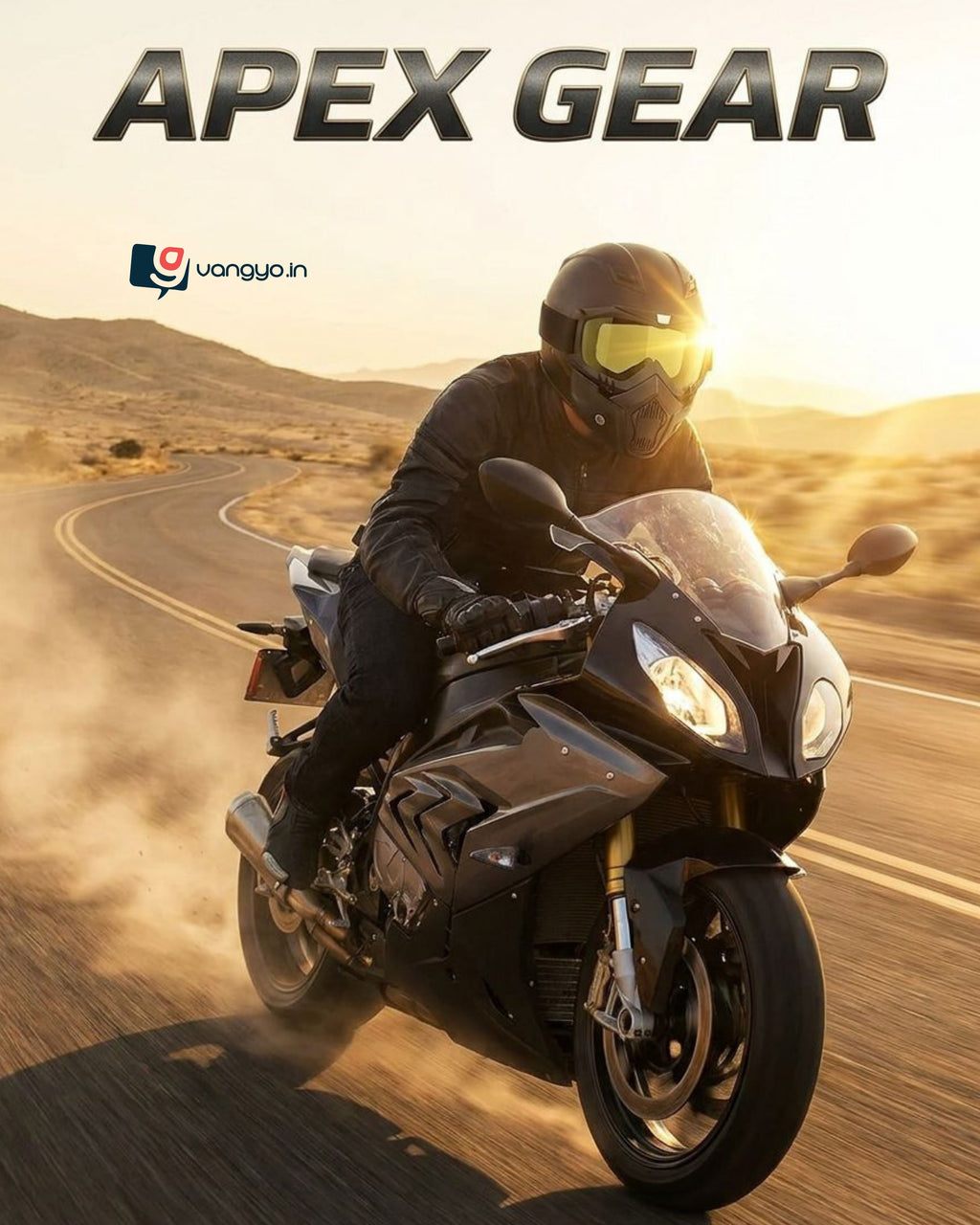 Bike Face Goggle Mask