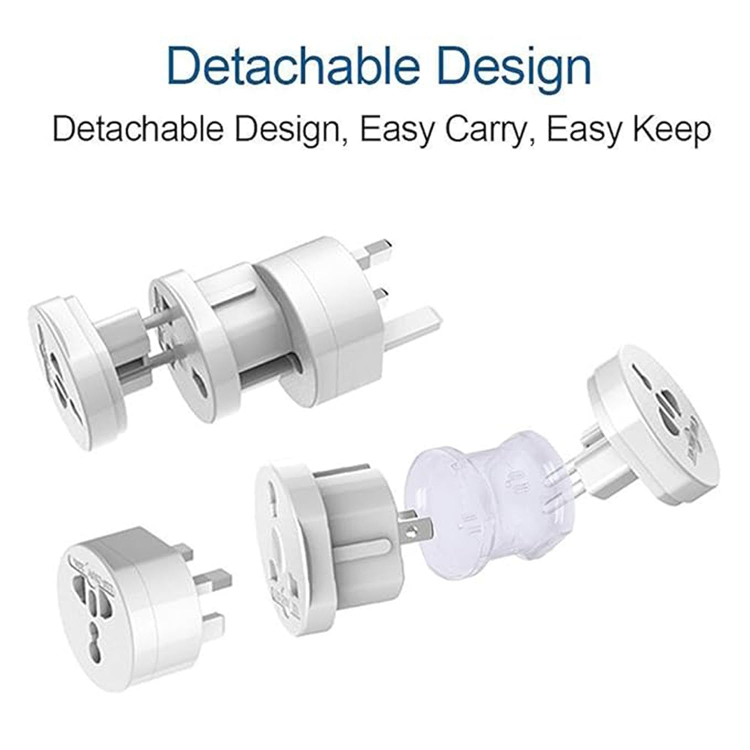 Round international world plug