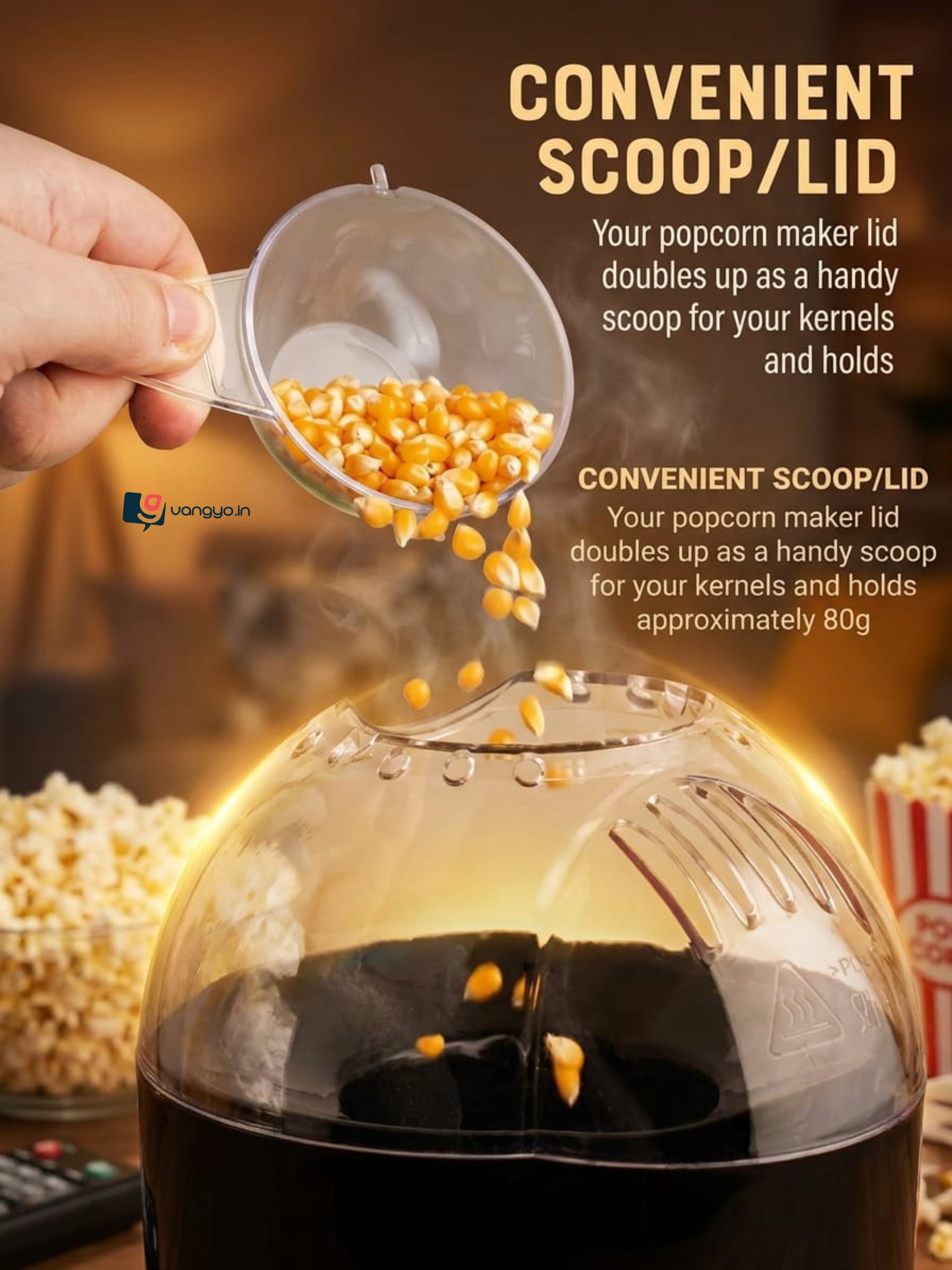 Hot Air Popcorn Maker