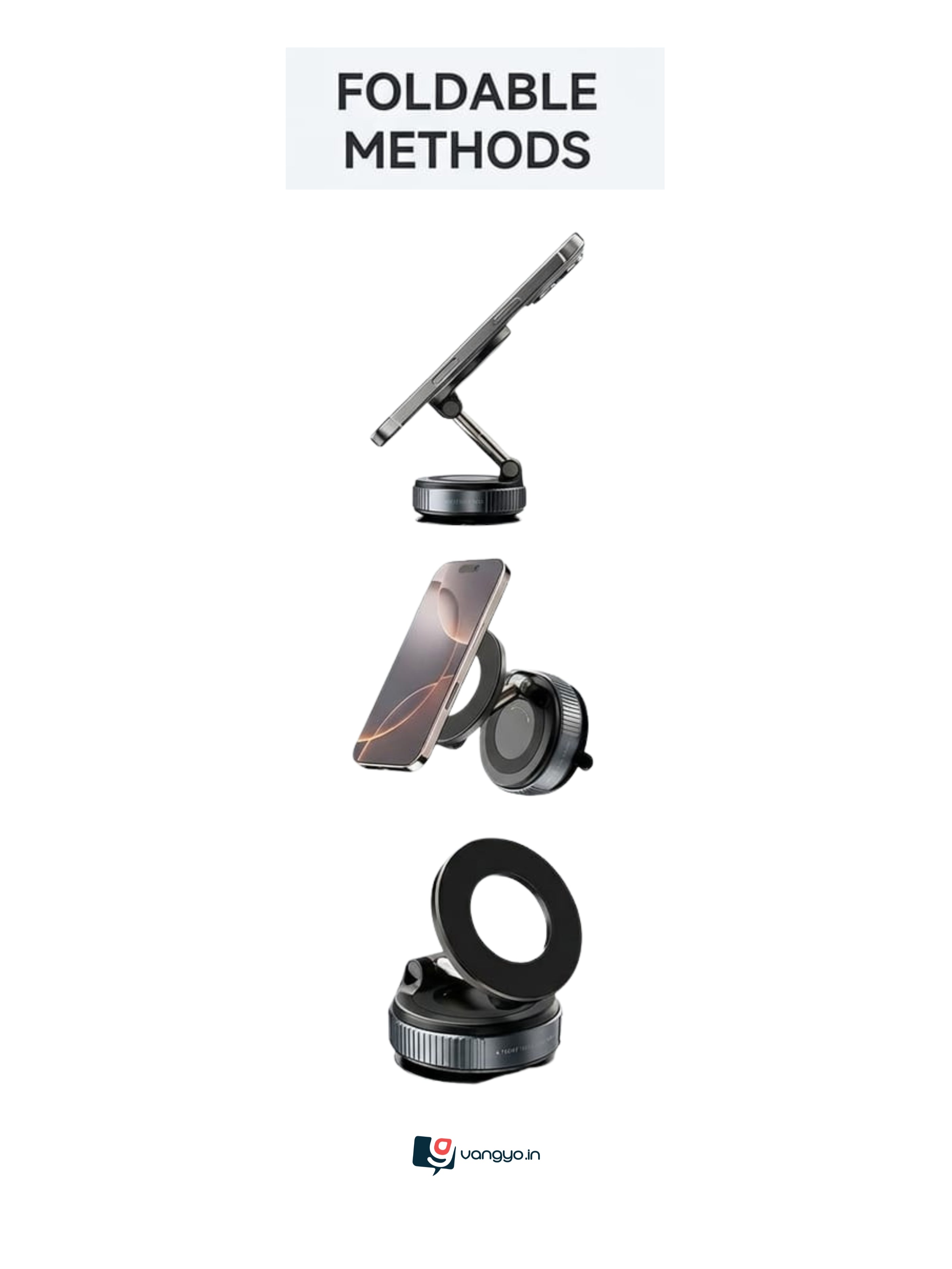 Magnetic Phone Holder For Car Dashboard