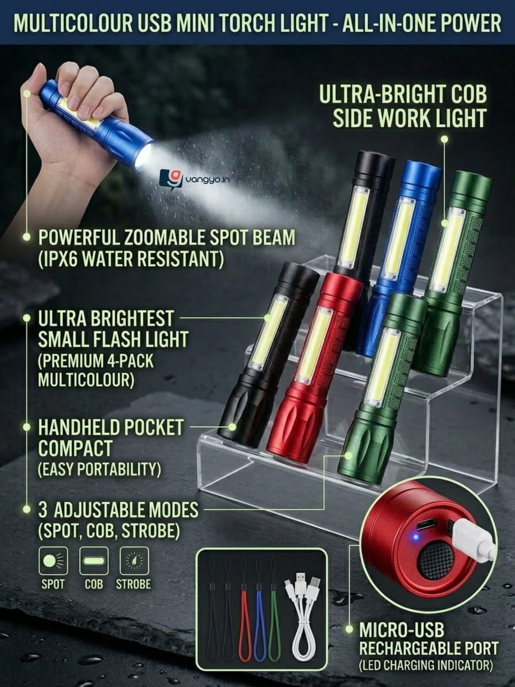 USB Mini Torch Light