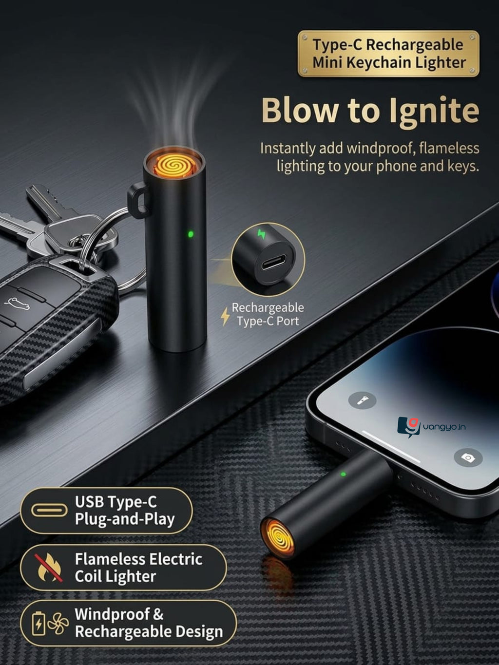 Type C Smart Lighter