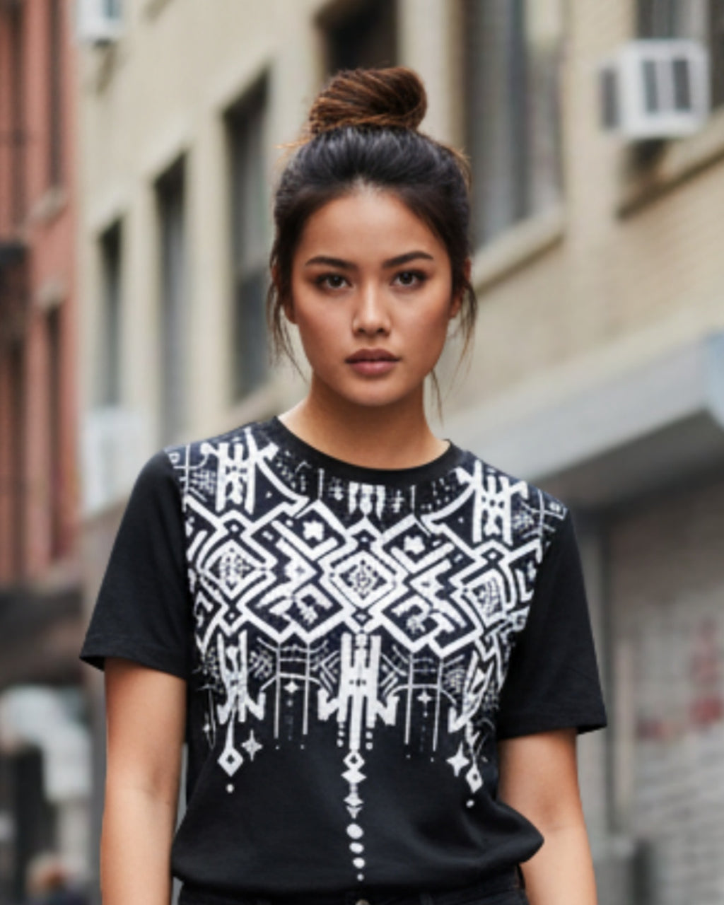 Mandala Design Black T Shirts