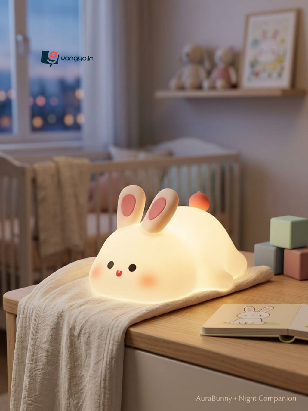 Silicon Rabbit Toy Lamp