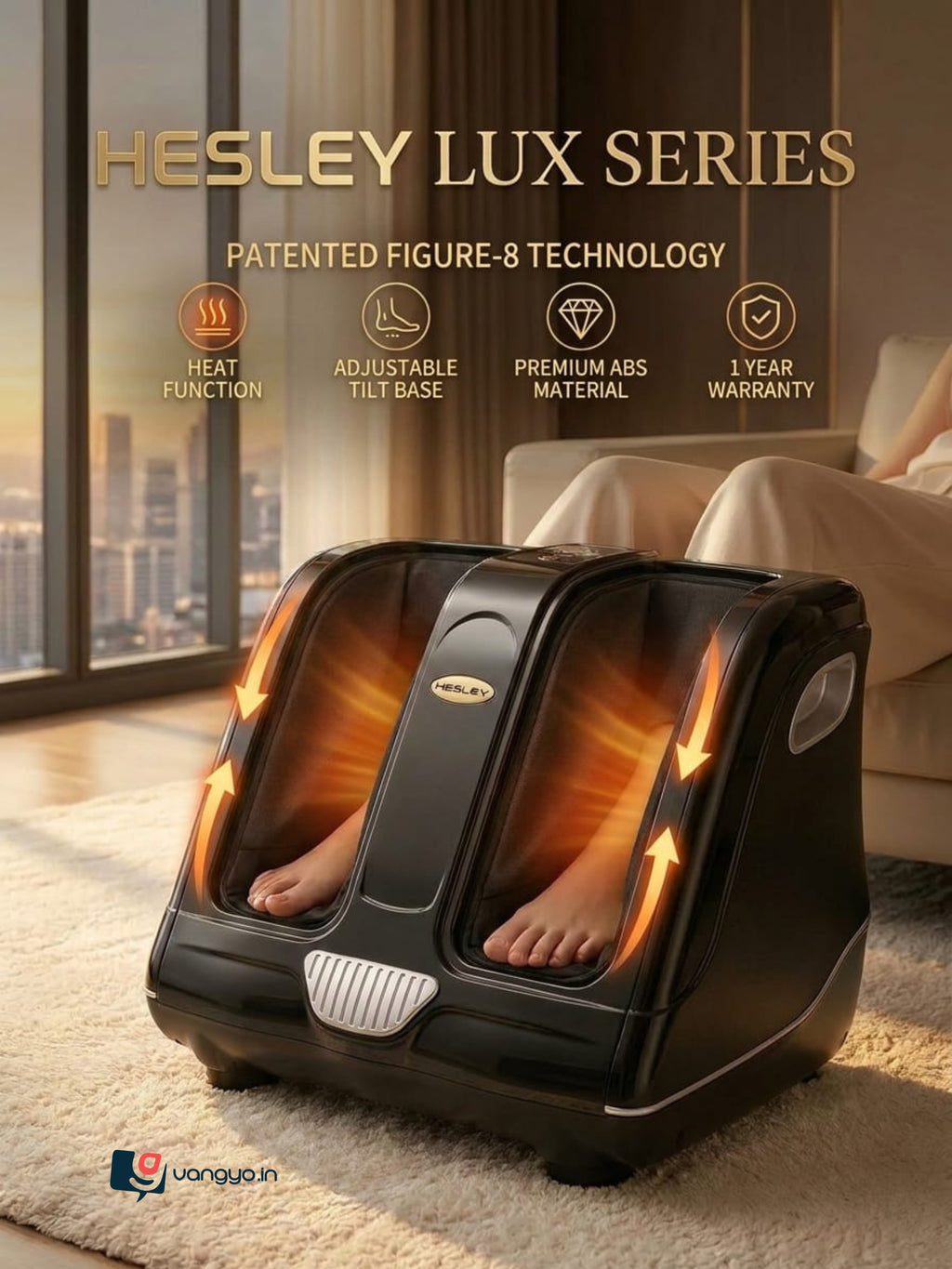 Foot and Calf Leg Massager LUX Series