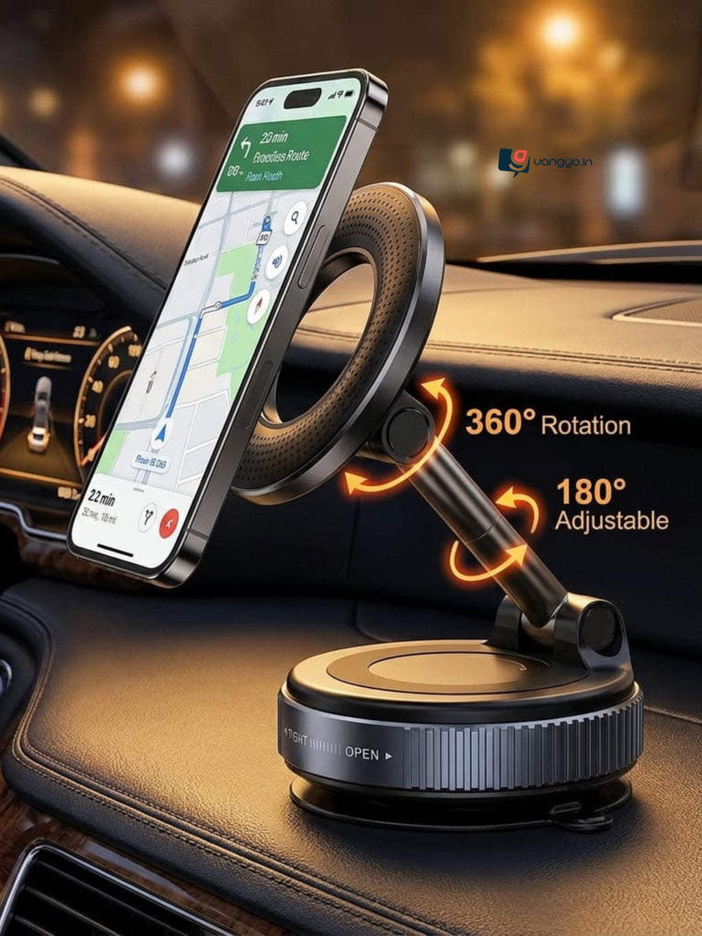Magnetic Phone Holder For Car Dashboard