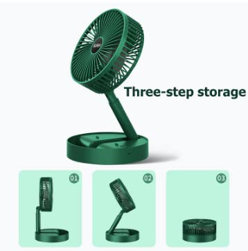 Green fan