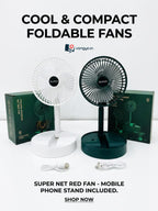 Green Foldable Tabletop Fan