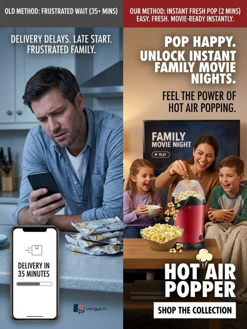 Hot Air Popcorn Maker