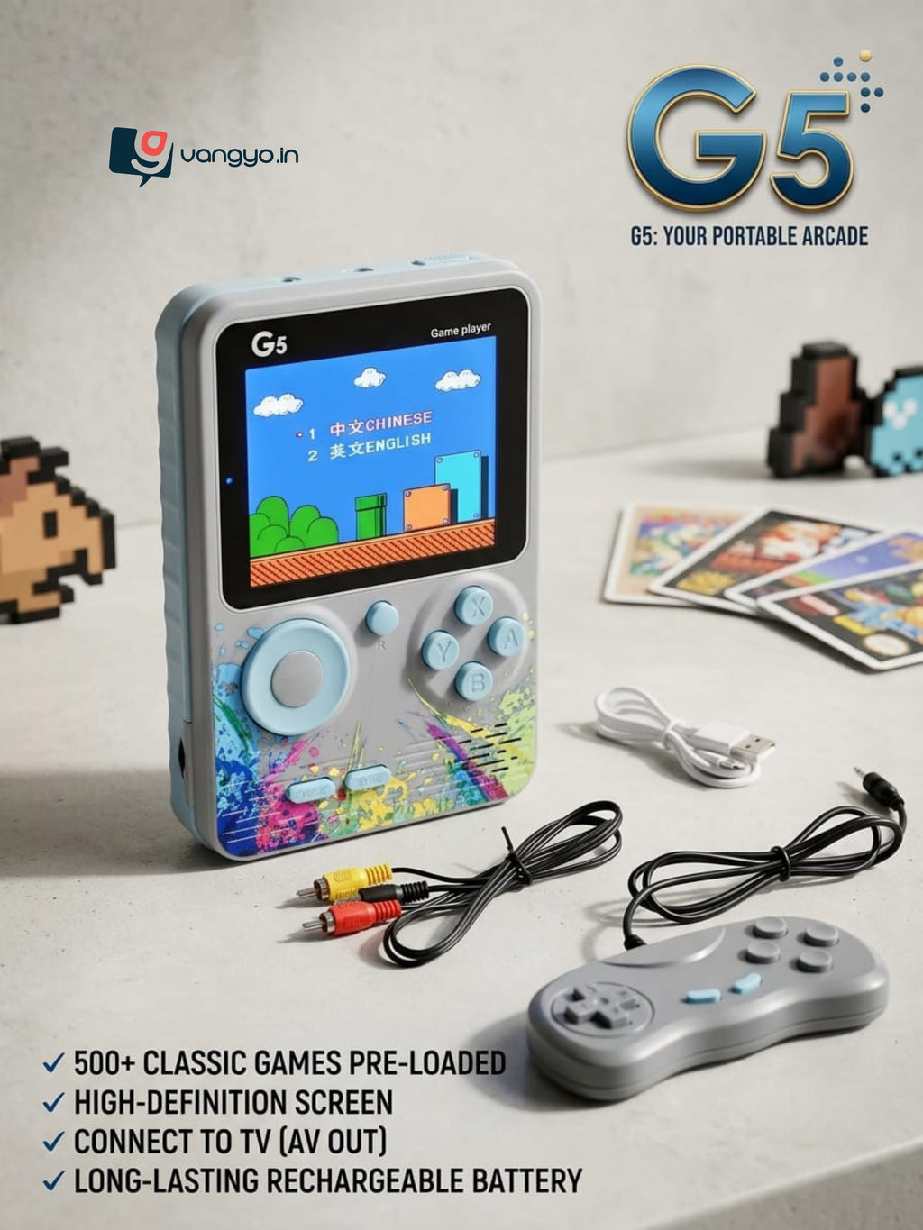 G5 Retro Handheld Game Console