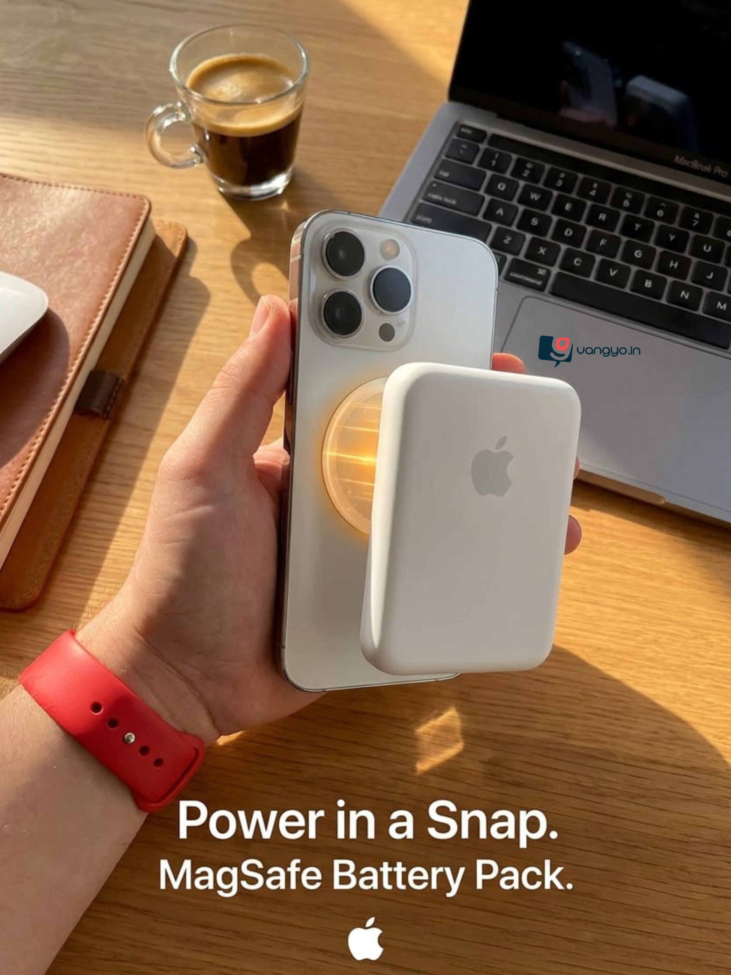 Magnetic Wireless 3000mah Power Bank