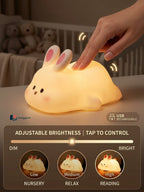 Silicon Rabbit Toy Lamp