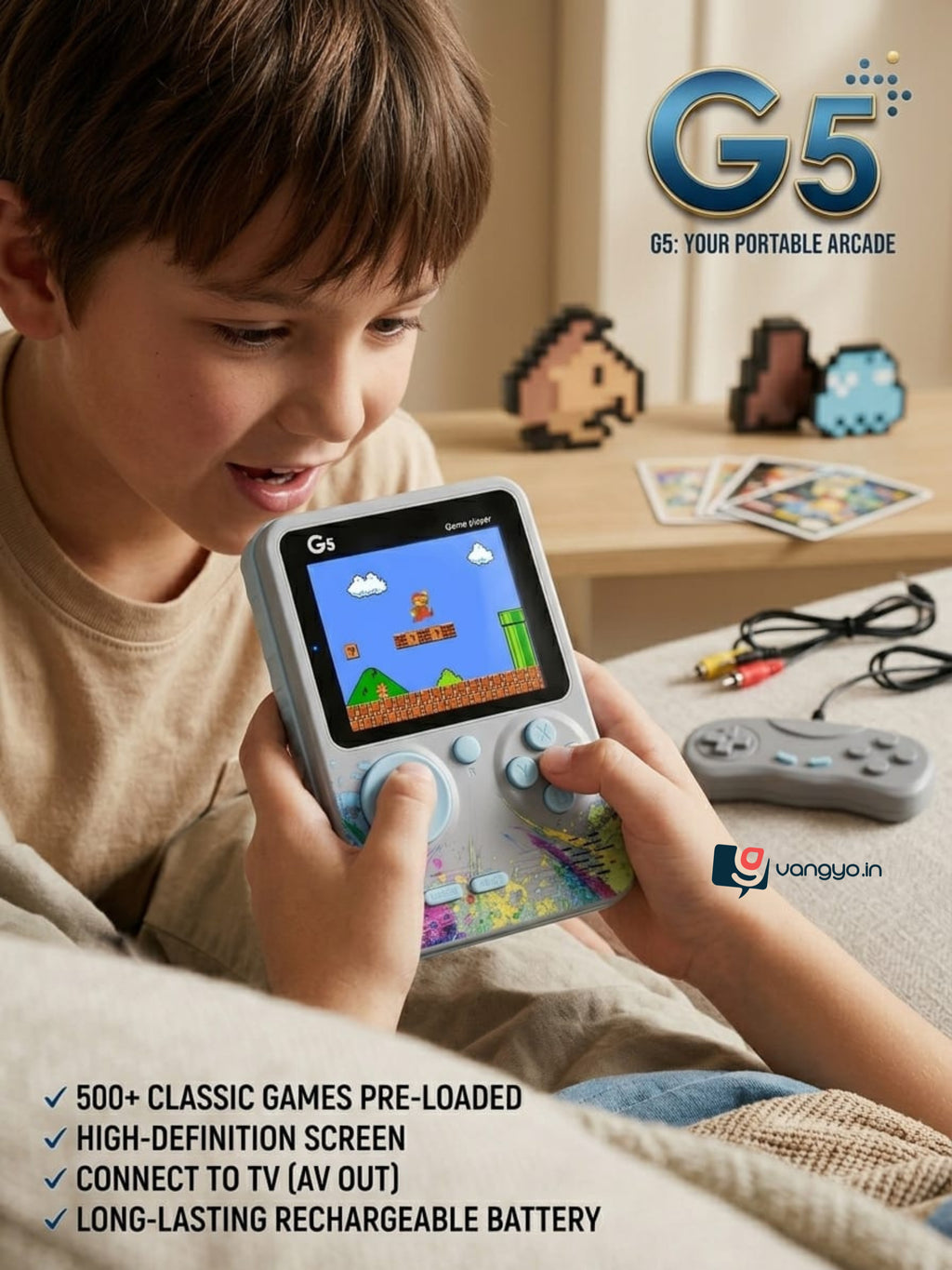 G5 Retro Handheld Game Console