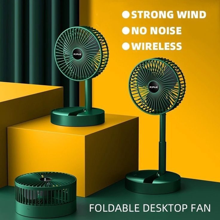 Green fan