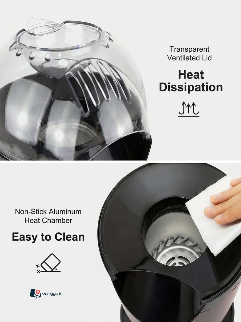Hot Air Popcorn Maker
