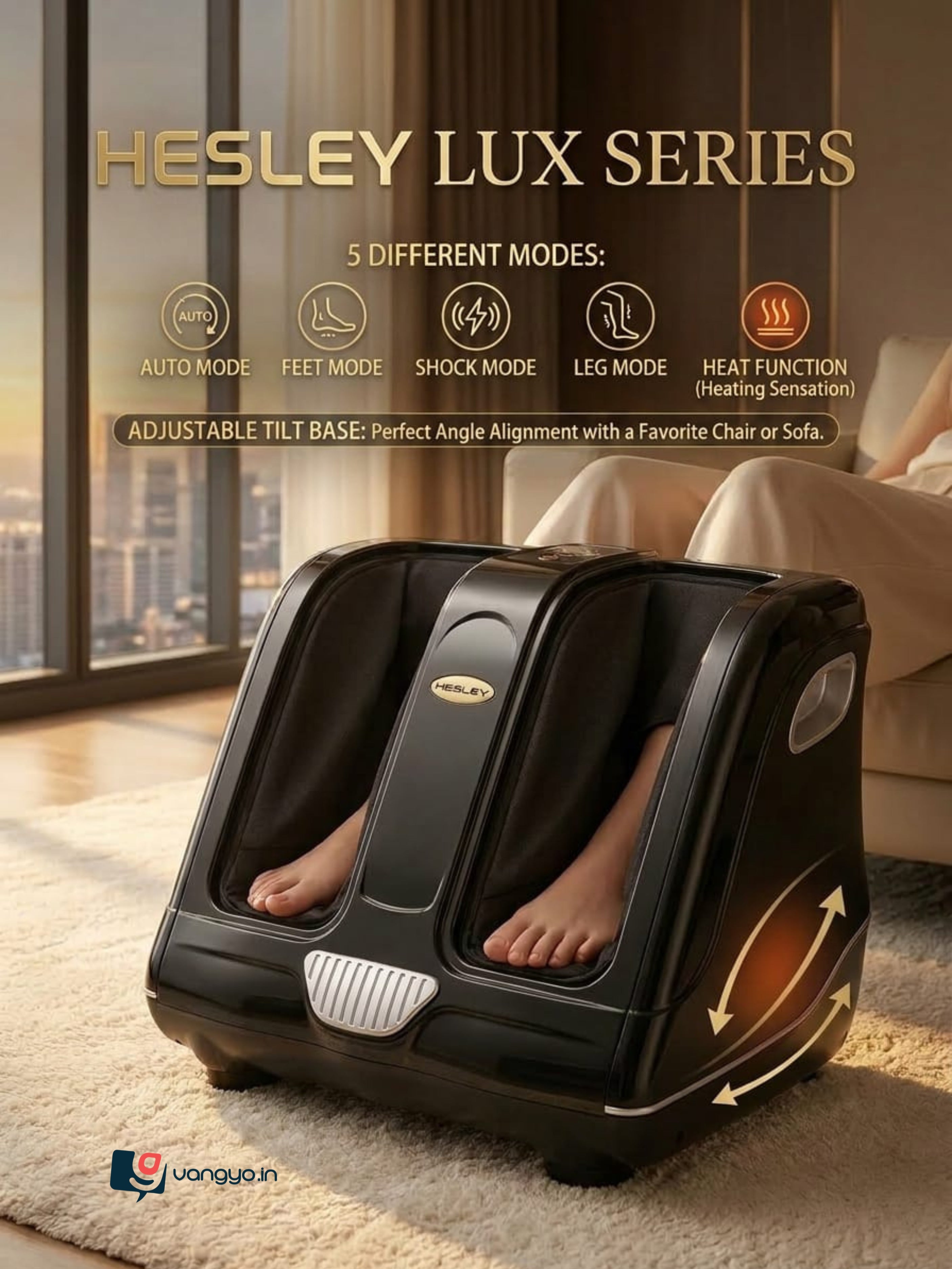Foot and Calf Leg Massager LUX Series