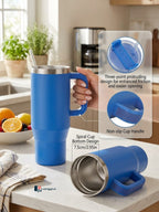 Tumbler With Handle Straw Mug