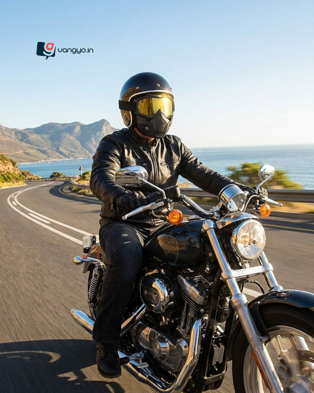 Bike Face Goggle Mask