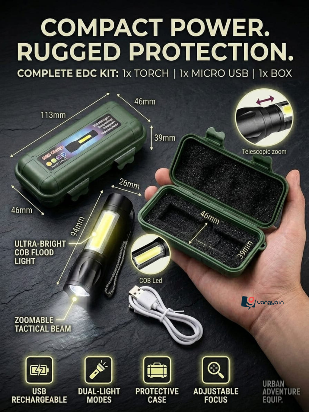 USB Mini Torch Light