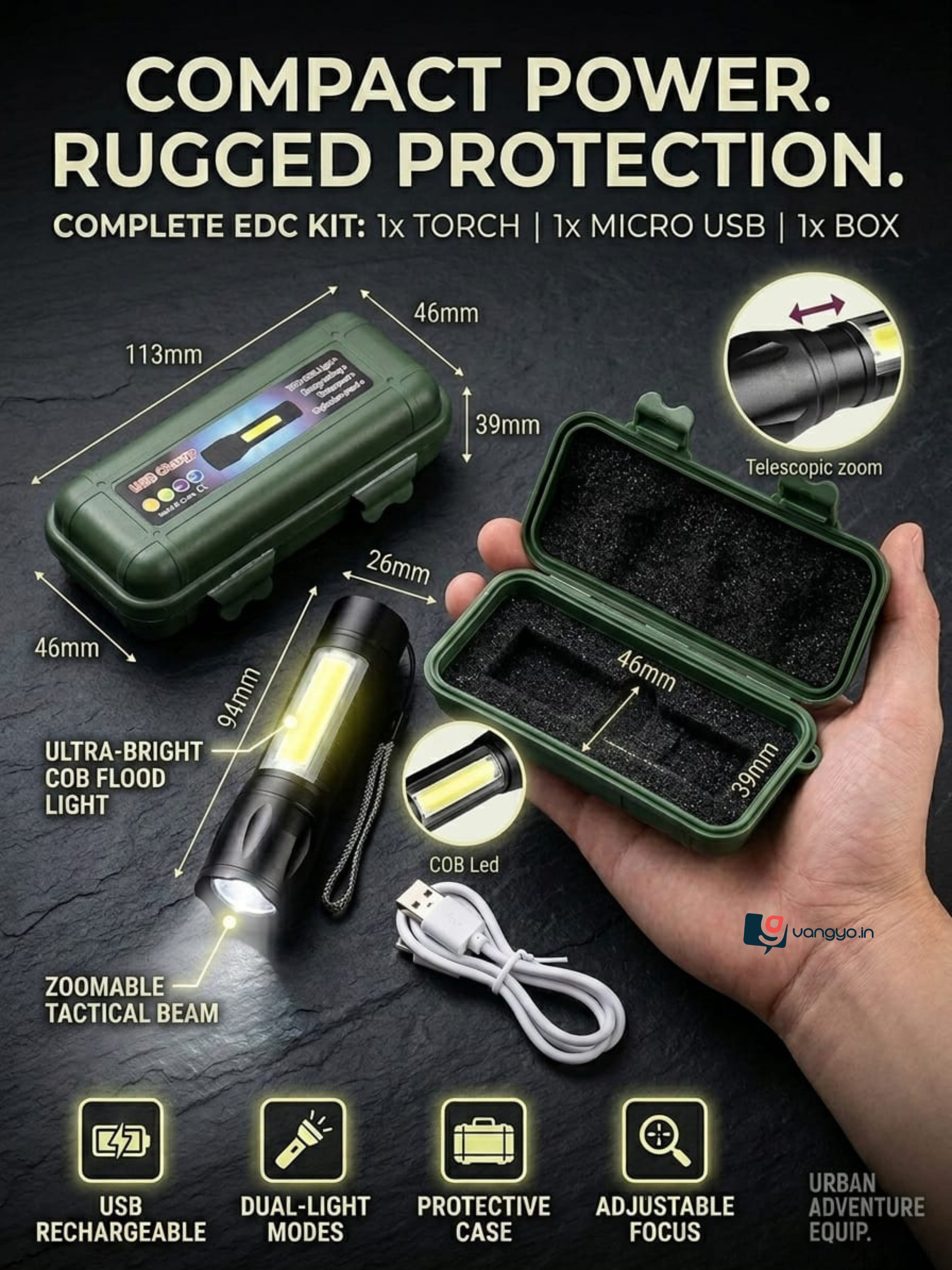 USB Mini Torch Light