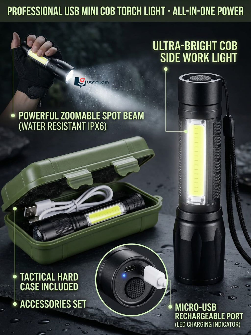 USB Mini Torch Light