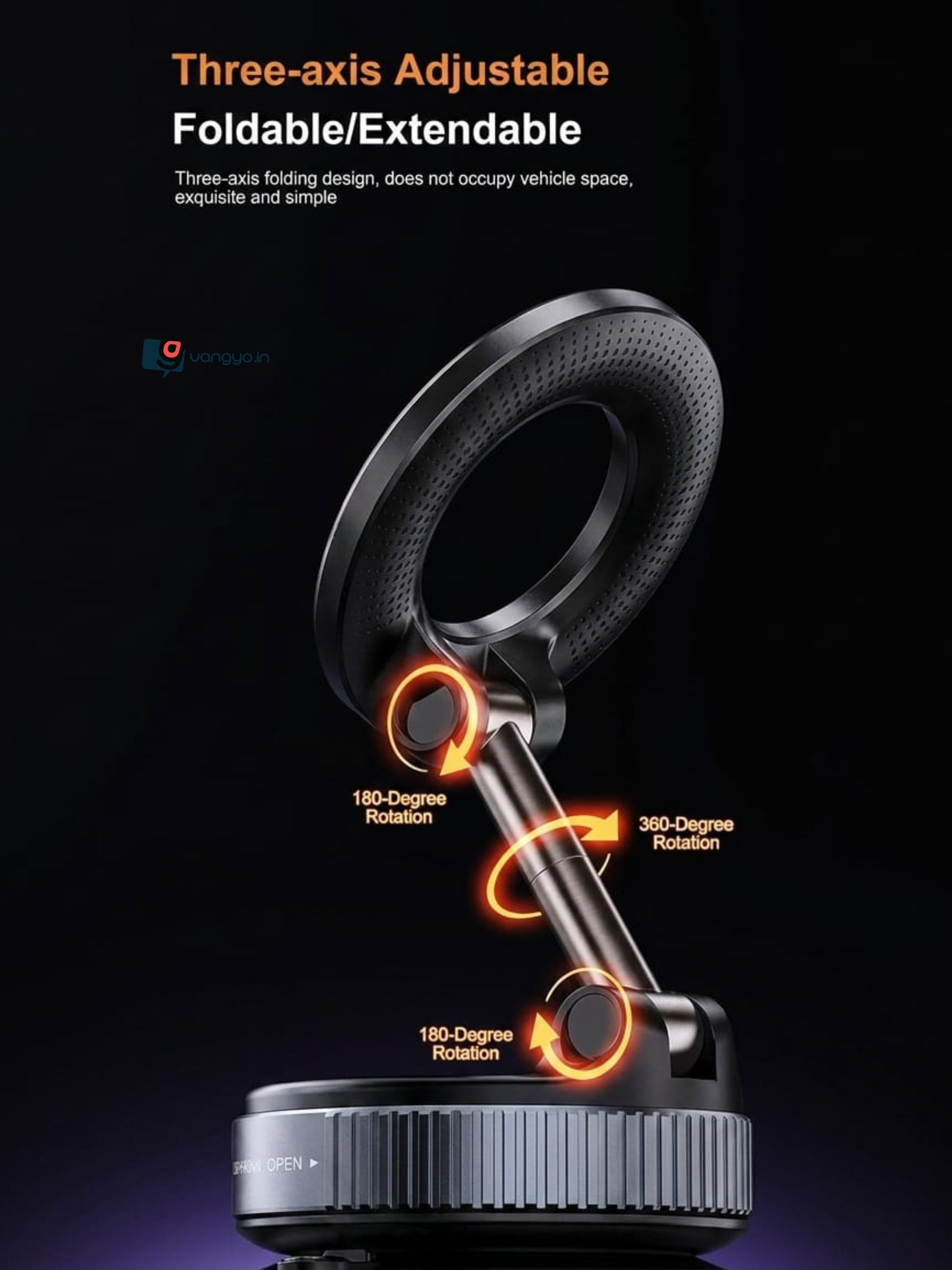 Magnetic Phone Holder For Car Dashboard